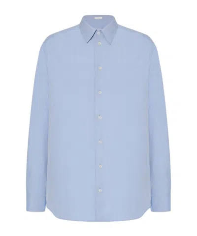 The Row Paxon Shirt In Brown