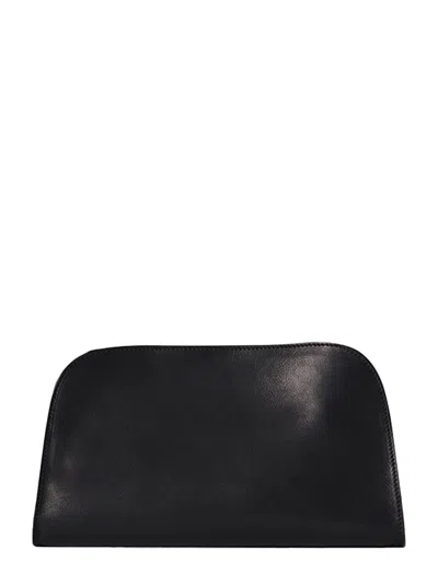 The Row Peggy Clutch Black Ans
