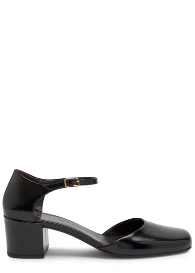 The Row Penelope 50 Patent Leather Pumps In Black