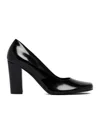 The Row Penelope High Leather Pumps In Black