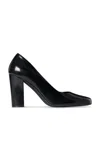 The Row Penelope High Leather Pumps In Black