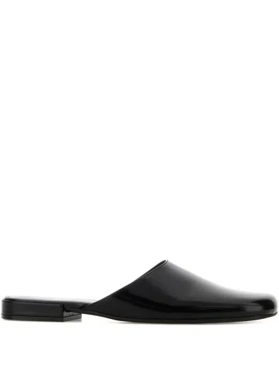 THE ROW PENELOPE LEATHER MULES