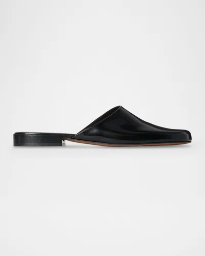THE ROW PENELOPE LEATHER MULES