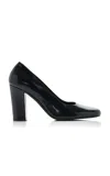 The Row Penelope Leather Pumps In Black
