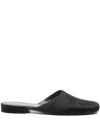 The Row Penelope Mules In Black