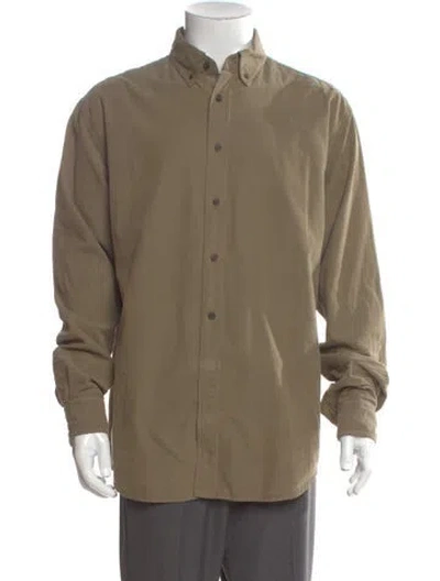 Pre-owned The Row Penna Corduroy Shirt Long Sleeve Shirt In Neutral