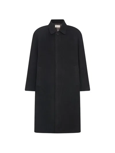 The Row Perlin Coat In 灰色