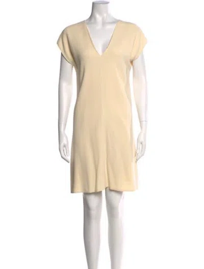 Pre-owned The Row Perry Dress Mini Dress In Neutral