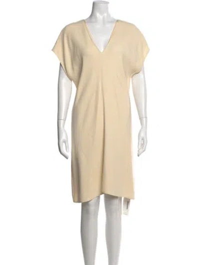 Pre-owned The Row Perry Knee-length Dress In Neutral
