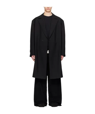 The Row Pers Long-sleeved Coat In Black