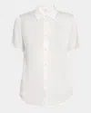 The Row Petrova Button-front Shirt In White