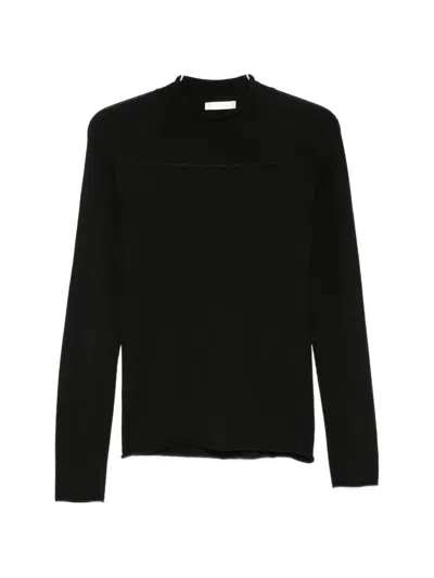 The Row Phaed Long-sleeve Sweater In Schwarz