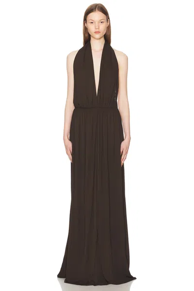 The Row Pharao Dress In Oak