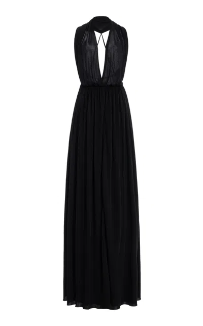 The Row Pharao Maxi Dress In Oak