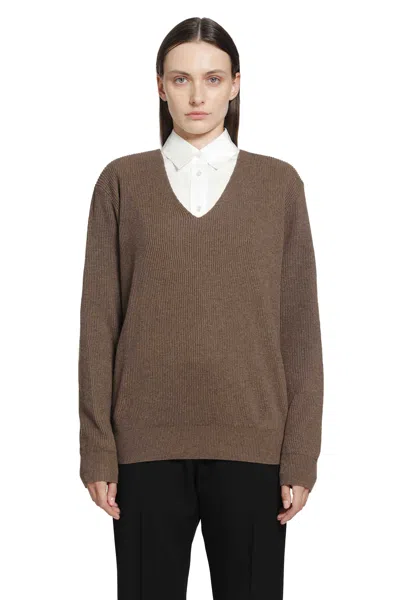 The Row Phef Sweater In Brown