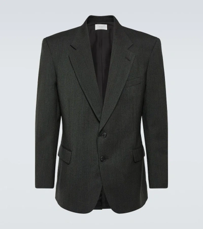 The Row Phil Single-breasted Wool Blazer In Multi