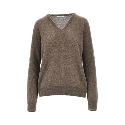 The Row 'phora' Cashmere Sweater In Grey