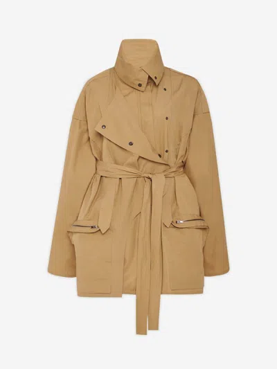 The Row Pierrick Cotton Jacket In Outdoor Belt In Firm-textured Technical Cotton