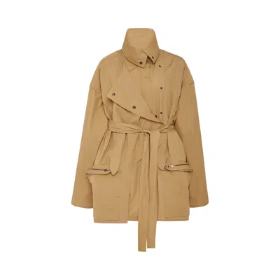 Pre-owned The Row Pierrick Jacket 'brown/paper' | Women's Size 4
