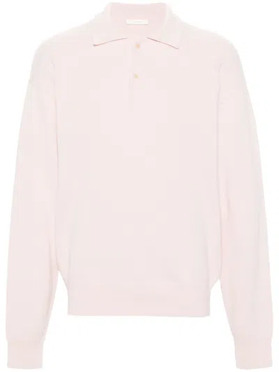 The Row Joyce Polo Shirt In Pink
