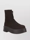 The Row Platform Sole Round Toe Ankle Boots