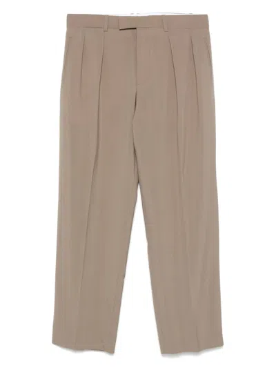 The Row Pleat-detail Trousers In Brown