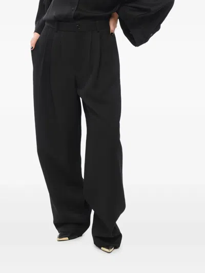 THE ROW PLEATED BUTTONED TROUSERS