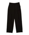 The Row Pleated Casual Pants In Black