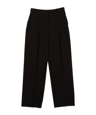 The Row Pleated Casual Pants In Black
