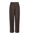 The Row Pleated Casual Pants In Black