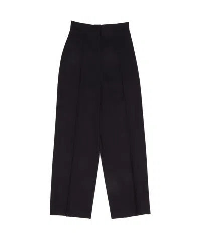 The Row Pleated Casual Pants In Black
