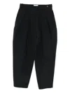 The Row Pleated Trousers In Black