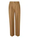 The Row Pleated Trousers In Brown