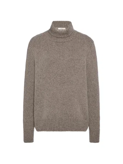 The Row Plira Turtleneck Sweater In Grey