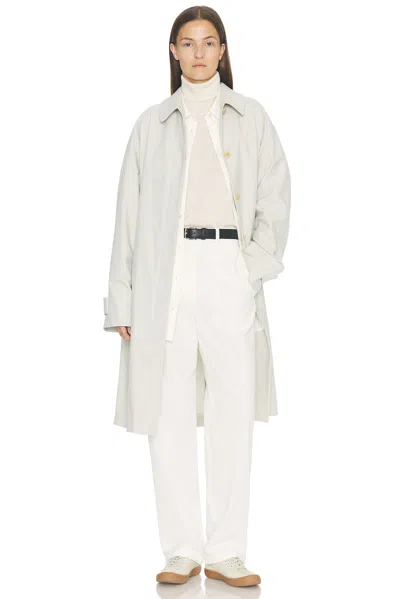 The Row Pluma Coat In White