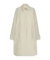 The Row Pluma Cotton-blend Trench Coat In Brown