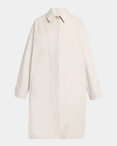 THE ROW PLUMA COTTON-CASHMERE SINGLE-BREASTED COAT