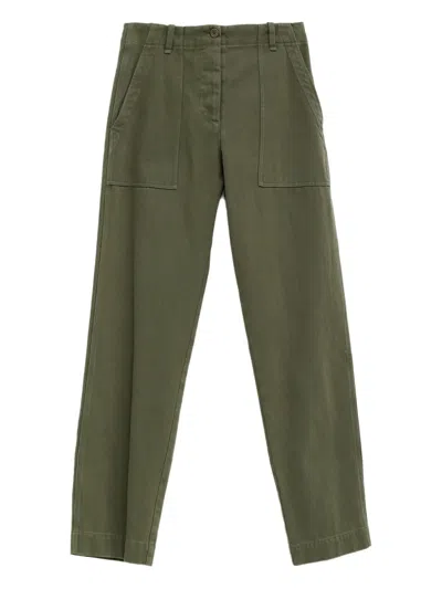 The Row Pocket-detail Trousers In Green