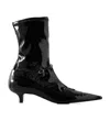 The Row Pointed Ankle Boots In Black