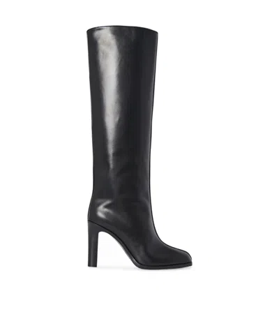 The Row Pointed High-heeled Boots In Black