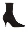 The Row Liisa Pointed Toe Bootie In Black