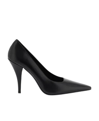The Row Pointed-toe Slip-on Pumps In Black