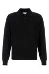 The Row Cashmere Polo Shirt Judi In Black