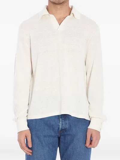 The Row Polo-collar Sweater In ホワイト
