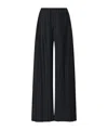 The Row Polyester And Wool-blend Gala Trousers In Black