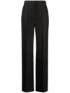 THE ROW PRESSED-CREASE HIGH-WAISTED TROUSERS