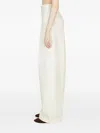 The Row Pressed-crease Trousers In White