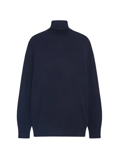 The Row Priit Turtleneck Sweater In Black