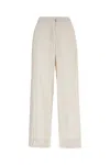 The Row Printed Silk Pants In Neutral