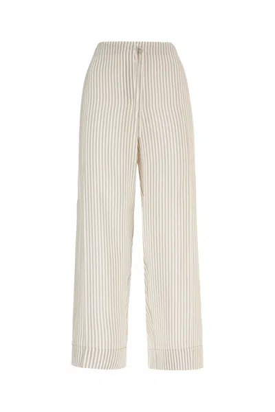 THE ROW PRINTED SILK PANTS